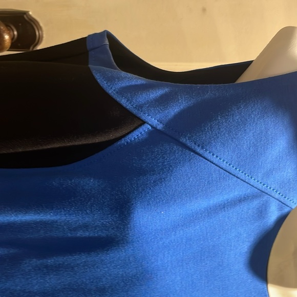 Talbots lined color block dress - Picture 2 of 4